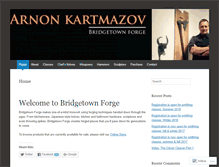 Tablet Screenshot of bridgetownforge.com